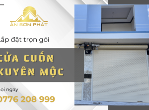 Lắp đặt cửa cuốn Xuyên Mộc trọn gói, giá tốt tại Ân Sơn Phát