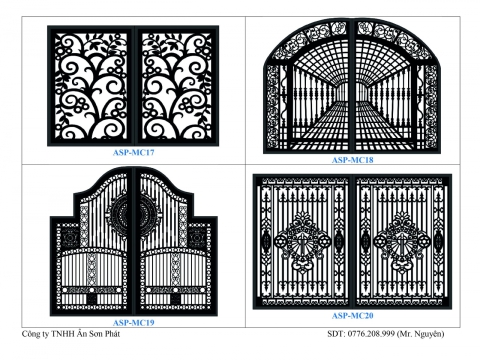 CATALOGUE - Gia công CNC Cửa Sắt
