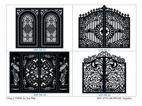 CATALOGUE - Gia công CNC Cửa Sắt