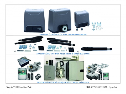 CATALOGUE - Cửa cuốn, cửa kéo, motor, phụ kiện