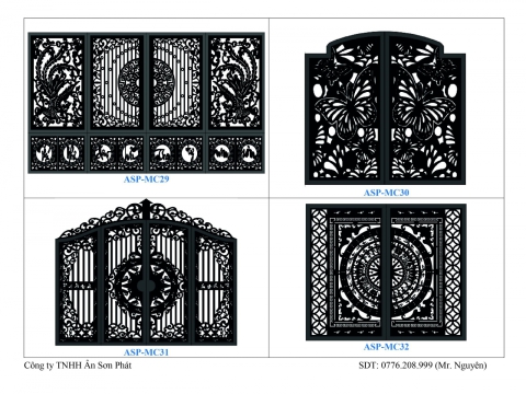 CATALOGUE - Gia công CNC Cửa Sắt