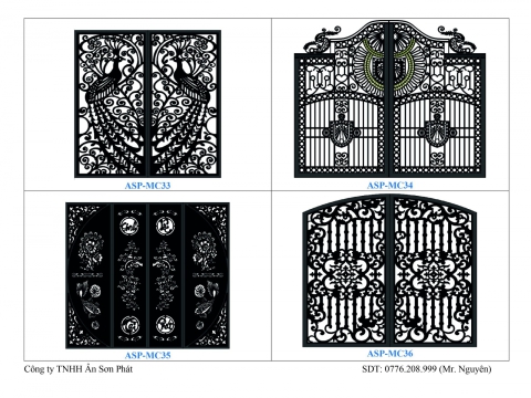 CATALOGUE - Gia công CNC Cửa Sắt