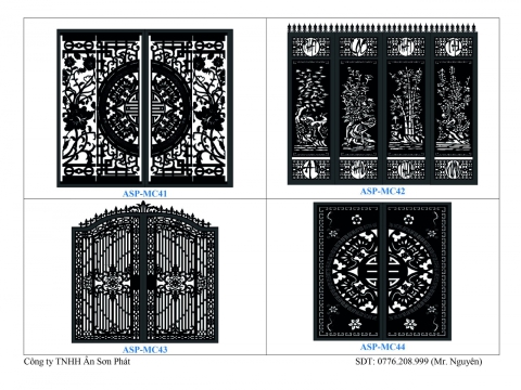 CATALOGUE - Gia công CNC Cửa Sắt