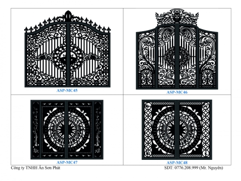 CATALOGUE - Gia công CNC Cửa Sắt