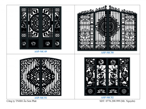 CATALOGUE - Gia công CNC Cửa Sắt