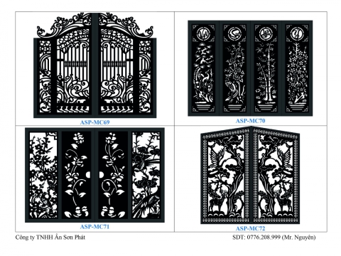CATALOGUE - Gia công CNC Cửa Sắt