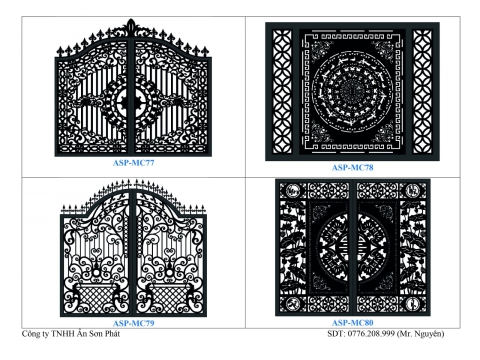 CATALOGUE - Gia công CNC Cửa Sắt