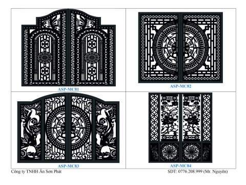 CATALOGUE - Gia công CNC Cửa Sắt