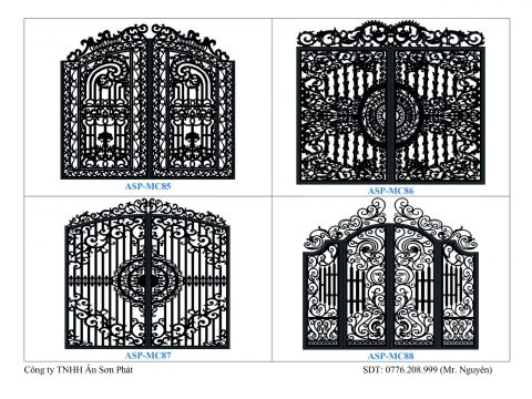 CATALOGUE - Gia công CNC Cửa Sắt