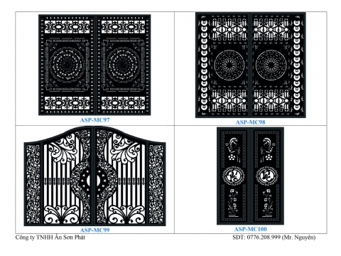 CATALOGUE - Gia công CNC Cửa Sắt