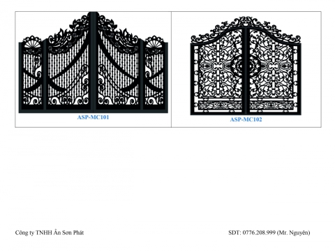 CATALOGUE - Gia công CNC Cửa Sắt