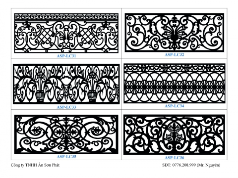 CATALOGUE - Gia công CNC Lan Can