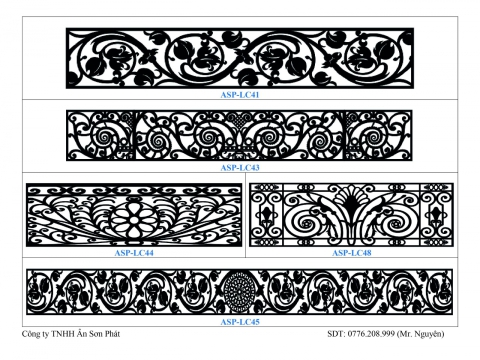 CATALOGUE - Gia công CNC Lan Can