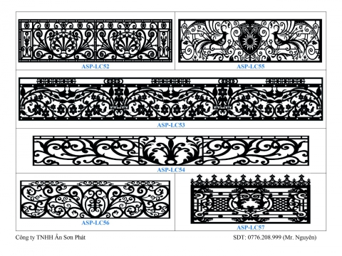 CATALOGUE - Gia công CNC Lan Can
