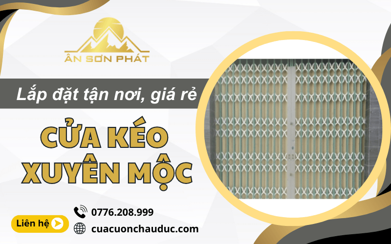 cửa kéo Xuyên Mộc