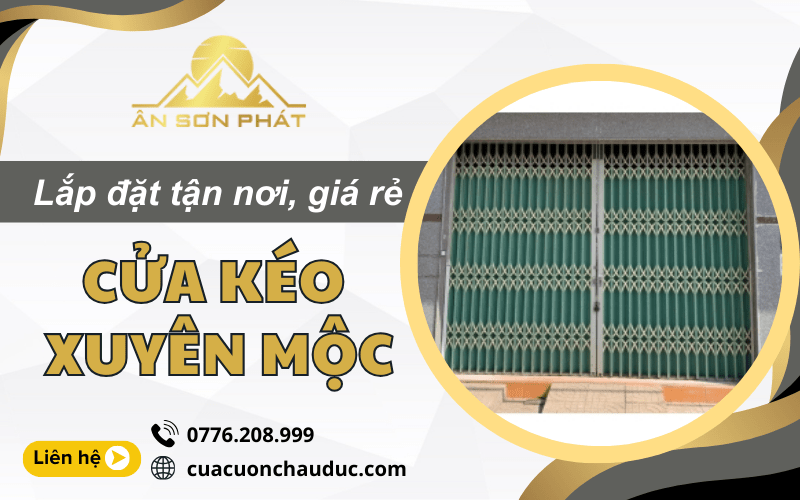 cửa kéo Xuyên Mộc