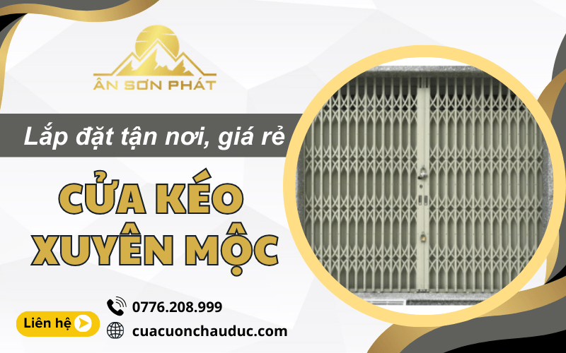 cửa kéo Xuyên Mộc