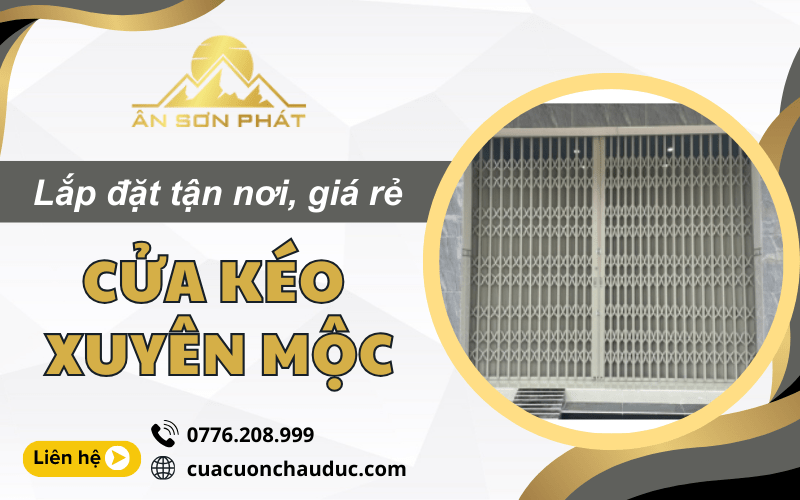 cửa kéo Xuyên Mộc