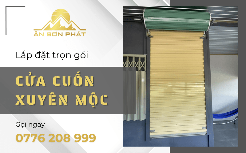 cửa cuốn xuyên mộc